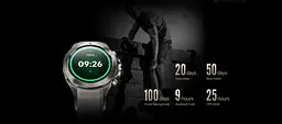 Смарт-годинник Mibro GS Explorer S Titanium Silicone - мініатюра 7