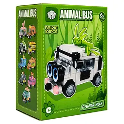 Дитячий конструктор Panda Bus BB121E-C серії Animal Bus, 101 деталь