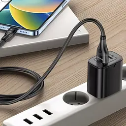 Кабель Proove Soft Silicone USB-A to Lightning 1m Black (CCSO20001101) [133328] - мініатюра 6