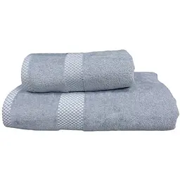 Набір рушників Soho Velur Grey бавовна 2 шт. (50*90+70*140см Velur Grey)
