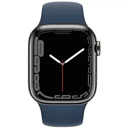 Розумний годинник Apple Watch Series 7 41mm Abyss Blue EU темно синій - мініатюра 6