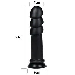 Анальна пробка - King-Sized Anal Ripples 11.25" - мініатюра 4