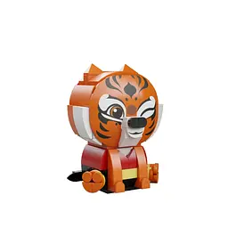 Конструктор Pantasy Kung Fu Panda Серія Сидячий малюк - Тигриця (99125) - мініатюра 4