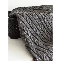 Плед Прованс Soft косы Графит 140x180 см (12251) - миниатюра 2