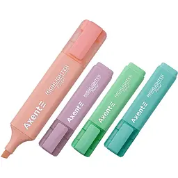 Набір маркерів Axent Highlighter 1-5 мм 4 шт. пастель (2537-80-A) - мініатюра 2