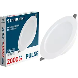 Cвітильник стельовий світлодіодний Enerlight Pulse 20Вт 4000К (PULSE20SMD90N)