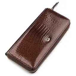Гаманець жіночий ST Leather 18438 (S7001A) багатофункціональний коричневий - мініатюра 5