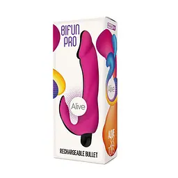 Вібратор вагінально-кліторальний Alive Bifun Pro, Pink, перезаряджуваний - мініатюра 3