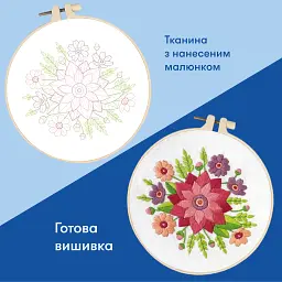 Набір для вишивання Ø160 мм «Весняний букет» - мініатюра 8