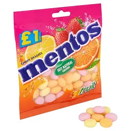 Драже Mentos Fruits Bag 135g