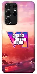 TPU чехол Demsky GTA VI Vice City для Samsung Galaxy S21 Ultra