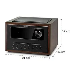Інтернет-радіо програвач Auna Silver Star CD Cube Radio (10038352) - мініатюра 9