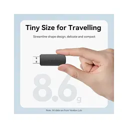 Зчитувач флеш-карт Vention USB 3.0 to SD+TF Black Dual Drive Letter (CLGB0) - мініатюра 9