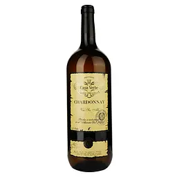 Вино Alianta vin Casa Veche Chardonnay, белое, сухое, 10-12%, 1,5 л