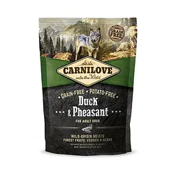 Сухий корм Carnilove Adult Duck & Pheasant 1.5 кг з качкою та фазаном для дорослих собак усіх порід