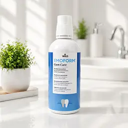 Ополіскувач для ротової порожнини Emoform Gum Care концентрат з мінеральними солями для ясен підходить для іригатора 500 мл