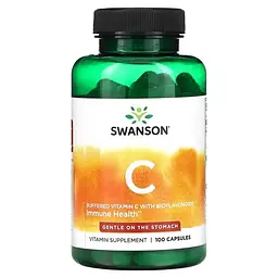 Витамин С Buffered Vitamin C with Bioflavonoids 100 Capsules Swanson vit0006288