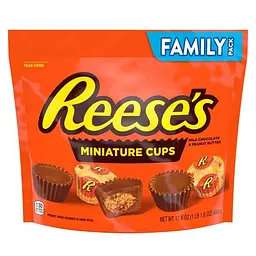 Шоколад Reese's Miniatures Cups Family size 498g