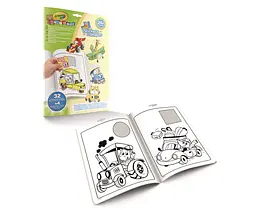 Розмальовка Crayola Mini Kids Транспорт, з наліпками, 32 сторінки (25-6938) - мініатюра 2