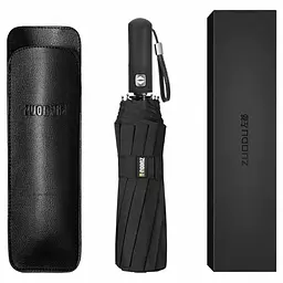 Парасолька складна автоматична Xiaomi Zuodu (ZD001) Black - мініатюра 3