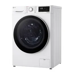Пральна машина LG фронтальна, 7кг, 1200, A+++, 48см, дисплей, пара, інвертор, білий (F2V3HS0WW) - мініатюра 5