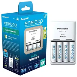 Зарядний пристрій Panasonic Basic Charger BQ-CC51 + 4xAA 2000 mAh plastic free pack (K-KJ51MCD40E)