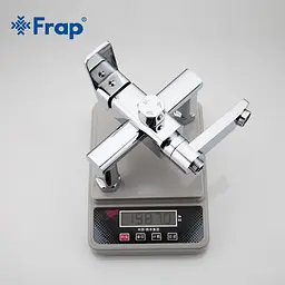 Душова система Frap F2420, поворотний вилив, лійка 1 режим, хром - мініатюра 5