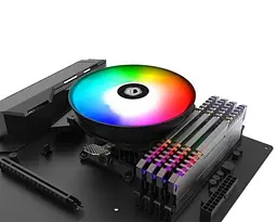 Кулер для процесора DK-03 Rainbow, алюміній, 1x120 мм RGB, для Intel 1851/1700/1200/115x ID-Cooling teh0027819 - мініатюра 6