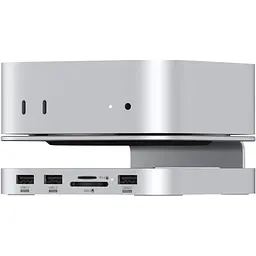 Док-станція Qwiizlab з корпусом SSD для Mac mini M4/M4 Pro 2 USB-A 10 Гбіт/с TF/SD 4.0312 МБ/с
