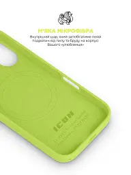 Чохол ArmorStandart ICON2 MagCase для Apple iPhone 17 Neon Yellow - мініатюра 7