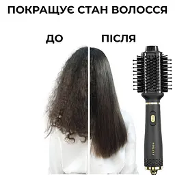 Фен-щітка для волосся Sokany SK-1922 з холодним обдувом, чорний Sokany SK1922 - мініатюра 7