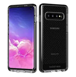 Чохол протиударний з антимікробним покриттям Tech21 Evo Check для Samsung Galaxy S10 5G SM-G977 (6.7") Smoke Black - мініатюра 5