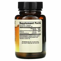 Ліпосомальний Вітамін D3 Dr. Mercola 5000 МО 30 капсул - мініатюра 2