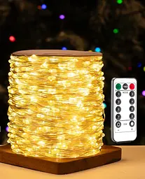 Уцінка. Гірлянда Роса Yalunka_tobi 500 LED тепле біле світло, зелений дріт 50 м  - мініатюра 2