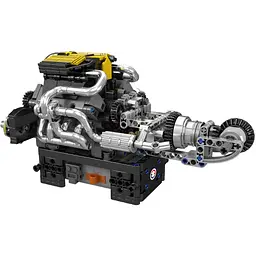 Конструктор Mould King Mking Двигун і коробка передач Turbocharged PAG V8 (10207) [161097] - мініатюра 2