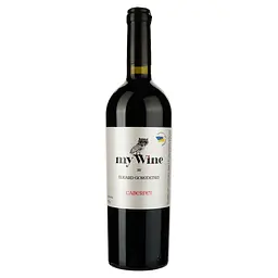 Вино My Wine Едуарда Городецького Каберне, червоне, сухе, 0,75 л (879627)