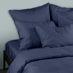 Простирадло на резинці Cosas сатин INDIGO 120х200х20 см (65Satin_Indigo_120x200x20) - мініатюра 2