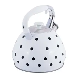 Чайник із свистком Kamille KM-0695WH 3 л білий - мініатюра 4