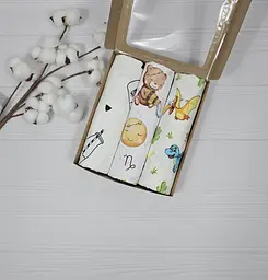 Набір пелюшок дитячих a.l.babybox Зодіак 50х80/100х80 см 3 шт. (30464613)