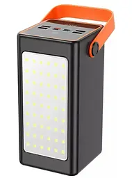 Зовнішній акумулятор Hoco J107 90000mAh PD20W+QC3.0 із лампою 22.5W (Чорний)Зовнішній акумулятор Hoco J107 90000mAh PD20W+QC3.0 із