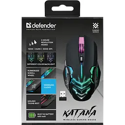Мишка Defender Katana GM-511 LED Wireless Black (52511) - мініатюра 11