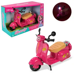 Іграшковий скутер для ляльок City Traffic Scooter зі світлом та звуком (661-04H)