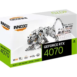 Відеокарта Inno3D GeForce RTX 4070 Twin X2 OC White Stealth [N40702-126XX-183052V] [99597] - мініатюра 3