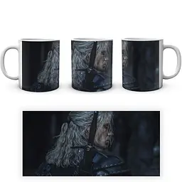 Кухоль GeekLand The Witcher Відьмак Геральт TW 002.011 330 мл білий - мініатюра 4