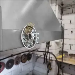 Тарілка магнітна на 4 секції нержавіюча сталь 148*25 мм INTERTOOL ET-1052 - мініатюра 5