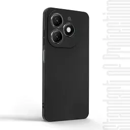 Чехол ArmorStandart Matte Slim Fit для Tecno Spark 20 (KJ5n) Camera cover Black - миниатюра 2