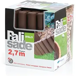 Палісад Prosperplast Palisada трубчатий 2.7 м коричневий (IPAL5-R222) - мініатюра 5