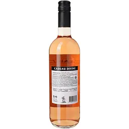 Вино Cadeau Divin Syrah Rose IGP Pays d'Oc рожеве сухе 0.75 л - мініатюра 4