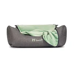 Лежак Pet Fashion Prime, 66x52x24, сірий із зеленим - мініатюра 2