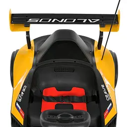 Дитячий електричний автомобіль Bambi 24V одномісний до 50 кг Жовтий (DE-169-E-933) - мініатюра 9